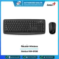 GENIUS KEYBOARD & MOUSE (คีย์บอร์ดและเมาส์) WIRELESS SMART KM-8100 USB (EN/TH) รับประกัน 1ปี