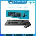 RAPOO X120PRO KEYBOARD & MOUSE (คีย์บอร์ดและเมาส์) WIRED OPTICAL (EN/TH)