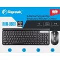 RAZEAK RKM-8600 ชุดคีย์บอร์ดไร้สายชาร์จได้ไม่ต้องใส่ถ่าน wireless keyboard+mouse charger