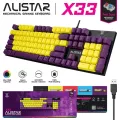 Nubwo X33KEYBOARD(คีย์บอร์ด)Gaming รุ่นALISTAR X33(Blue,Red Switch)