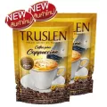 Truslen Coffee Plus CAPUCCINO Instant Coffee Mix Powder ทรูสเลน คาปูชิโน กาแฟไขมันต่ำ หุ่นดี ฟองนุ่มเนียน 17g.x8ซอง (2แพค)