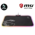 MOUSE PAD (เมาส์แพด) MSI AGILITY GD60 RGB GAMING MOUSE PAD  BLACK 386*276*2cm