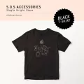 S.O.S T-SHIRT (Black/White)
