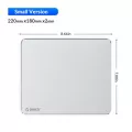 Orico Metal Aluminum Mouse Pad Large Size Hard Smooth Slim Computer Gaming Mousepad Double Side Waterproof For Office Desk Mat