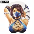 Kitana Sexy Anime Gaming Mouse Pad Big Soft Breast 3d Gaming Mouse Pad Wrist Rest