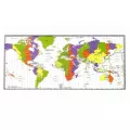 World Map Rubber Mouse Pad Large Mouse Mat Desk Mats Big Mousepads Gaming Rug Xl  For Office Work/ Gaming