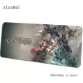 Final Fantasy Xiv Mousepad 800x300x3mm Kawaii Computer Mouse Mat Gamepad Natural Rubber Gaming Mousemat Desk Pad Office Padmouse