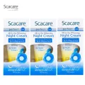 Scacare สกาแคร์ เพอร์เฟ็คท์ ไวท์เทนนิ่ง ไนท์ครีม 30 กรัม 3 กล่อง (ครีมบำรุงผิวหน้า,ครีมบำรุงผิวกลางคืน, Night Cream)