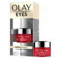 OLAY Collagen Peptide 24 Eye Cream 15g. โอเลย์ คอลลาเจน เปปไทด์ 24 อายครีม บำรงผิวใต้ตา