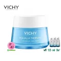 vichy Aqualia thermal rehydrating cream gel 50 ml - วิชชี่ อควอลเลีย เธอมอล 50 มล.(ฟรี3ชิ้น มิเนอรัล89ขนาดทดลองแบบซอง1.5มล.3ชิ้น)
