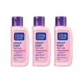 Clean & Clear Natural Bright 50 ml x 3.คลีนแอนด์เคลียร์ เนเชอรัล ไบรท์ เฟซ วอช ขนาด 50 มล. แพ็ค 3 ขวด