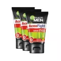 Garnier Men Acno Fight Foam 50 ml x 3.การ์นิเย่ เมน แอคโนไฟท์ 12 อิน 1 แอนตี้-แอคเน่ โฟม 50 มล. แพ็ค 3 หลอด