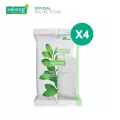 (แพ็ค 4) Smooth E Natural Hygiene Wipes สมูทอี ทิชชู่เปียกทำความสะอาดผิว ลดการสะสมแบคทีเรีย 99.99% ไม่ทำให้ผิวแห้งตึงหลังใช้ บรรจุ 20 แผ่น