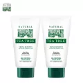 Tea Tree ที ทรี โฟมล้างหน้า ออยล์ คอนโทรล เฟเชียลโฟม ลดสิว คุมมัน ผิวชุ่มชื่น ขนาด 4.8 ออนซ์ 2 หลอด