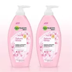 Garnier 1 Free 1 Body Sakura White Pinkish Radiance Serum Milk UV
