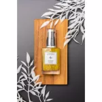 Golden oil for facial skin with dry skin and sensitive skin.