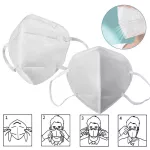 10PCS/BAG KN95 Mask 95% Filter Cotton Mask Prevention Dust Mask PM2.5 Filter 95% 3 Drop filters Unisex Mask