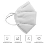 10PCS/BAG KN95 Mask 95% Filter Cotton Mask Prevention Dust Mask PM2.5 Filter 95% 3 Drop filters Unisex Mask