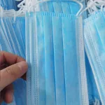 50PCS / Box Disposable Face Mask, Blue Cotton Mask Mask, Front Mask, non -Woven mask, dust mask, mask 3, filter, opening 50 pieces of mask / pack