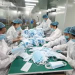 50PCS / Box Disposable Face Mask, Blue Cotton Mask Mask, Front Mask, non -Woven mask, dust mask, mask 3, filter, opening 50 pieces of mask / pack