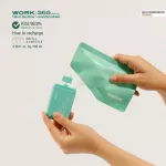 Glacier Hand Sanitizer Complete Set Hand Sanitizer Glacier 30ml.1+Silicone Case Set1+Glacier Refill Pouch 100ml.1