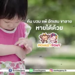 Mangkey, Popy, mosquito repellent, mosquito repellent, organic mosquito repellent, natural mosquito formula, Mosquito Repelunt Oil MonkeyPony Size Mini 5 ml.