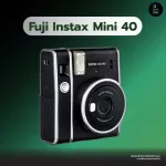 Fuji Instax Mini 40 Black Camera 1 year Insurance