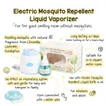Kindee Kindy Electric Mosquito Reuters for Child Chemical free and disturbing wave