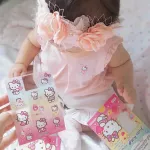 KINDEE คินดี้ แผ่นติดกันยุงแบบพร้อมใช้ น้ำมันตะไคร้หอม คิตตี้ 10+2 ดวง 12 แพ็ค