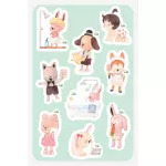 Soft, 3-organic mosquito repellent stickers, 6-8 hours, 9 hrs.*6, a total of 54 stars, special price