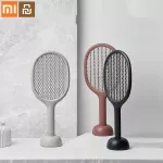 XIAOMI MIJIA SOLOVE ไฟฟ้ายุงผู้ตี P1 USB ชาร์จโคมไฟนักฆ่ายุง 2200 โวลต์มือถือบินนักฆ่าแร็กเกตบ้านผลิตภัณฑ์