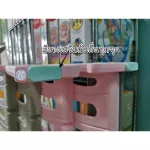 Hellomom, a rabbit book shelf for 3 layers of children with 3 channels, cute deer designs, rabbit bokshelf