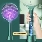 เครื่องดักยุง 4 in1 เครื่องดักยุงไฟฟ้า เครื่องดักยุงแบบชาร์จไฟ USB เครื่องฆ่ายุงในครัวเรือน