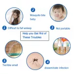 เครื่องทำความร้อนไล่ยุงไฟฟ้าแบบพกพาพร้อมขดลวดยุงไฟฟ้า 90 เครื่องฆ่ายุงยุง 12 ชั่วโมงยาวนานในครัวเรือนไฟฟ้าเครื่องจุดกันยุง