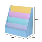 IDAWIN bookshelf, 5 layers of magazine