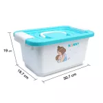 Nanny, multi -purpose storage box with Munin handle, Munin, Munin, available in 3 Size S/M/L 4 patterns.