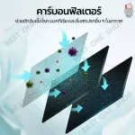 Air Purifier เครื่องฟอกอากาศ ตั้งโต๊ะ เครื่องกรองอากาศ แบบพกพา กรองฝุ่น PM2.5 กำจัดมลพิษ ฆ่าเชื้อโรค