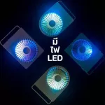 พร้อมส่ง พัดลมพกพา ชาร์จแบตได้ usb พัดลมตั้งโต๊ะ พัดลมเล็ก ทรงโค้ง