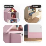 Child shelf Children's bookshelf Multipurpose storage layer for children