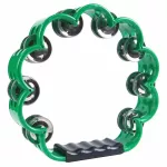 Golden Cup แทมโบรีน แบบวงกลมมีที่จับ รุ่น ATB001GR แทมมารีน, แทมบูรีน, Tambourine - สีเขียว