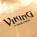 Arborea Viking แฉ / ฉาบ Crash 14" รุ่น VK-14 แฉกลองชุด, ฉาบกลองชุด, 14"/36cm Bronze Cymbal
