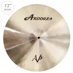 Arborea AP-C17 unfolding 17 inches in Crash cymbals from the AP series made of copper mixed Bronze Alloy 80/20.