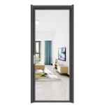 Swing door, aluminum alloy door, bathroom door, waterproof and humidity