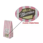 Food packaging window can be customized.