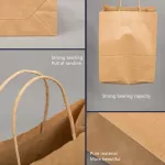 Tas Tangan, Kantong Kerts Yang Dikemas Dengan Tangan, Dapat Disesuaikan Sesuai Dengan Kebutuhan Planggan