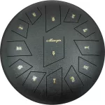 Miaoyin GZ-13, 12-inch Hand Pan Drum, 13 Key Steel Tongue Hand Pan Drum + Free Bag & Sticker & Sticker & Guide