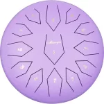 Miaoyin GZ-13, 12-inch Hand Pan Drum, 13 Key Steel Tongue Hand Pan Drum + Free Bag & Sticker & Sticker & Guide