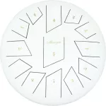 Miaoyin GZ-13, 12-inch Hand Pan Drum, 13 Key Steel Tongue Hand Pan Drum + Free Bag & Sticker & Sticker & Guide