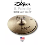Zoldjian® S Family Hihat, 14 inches, 1 pair of products from distributors in Thailand, excluding stand and lock, high -hat ** Made in USA **