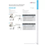 Hafele, handle handle with links, black alloy sink, black model, product code 489.10.741